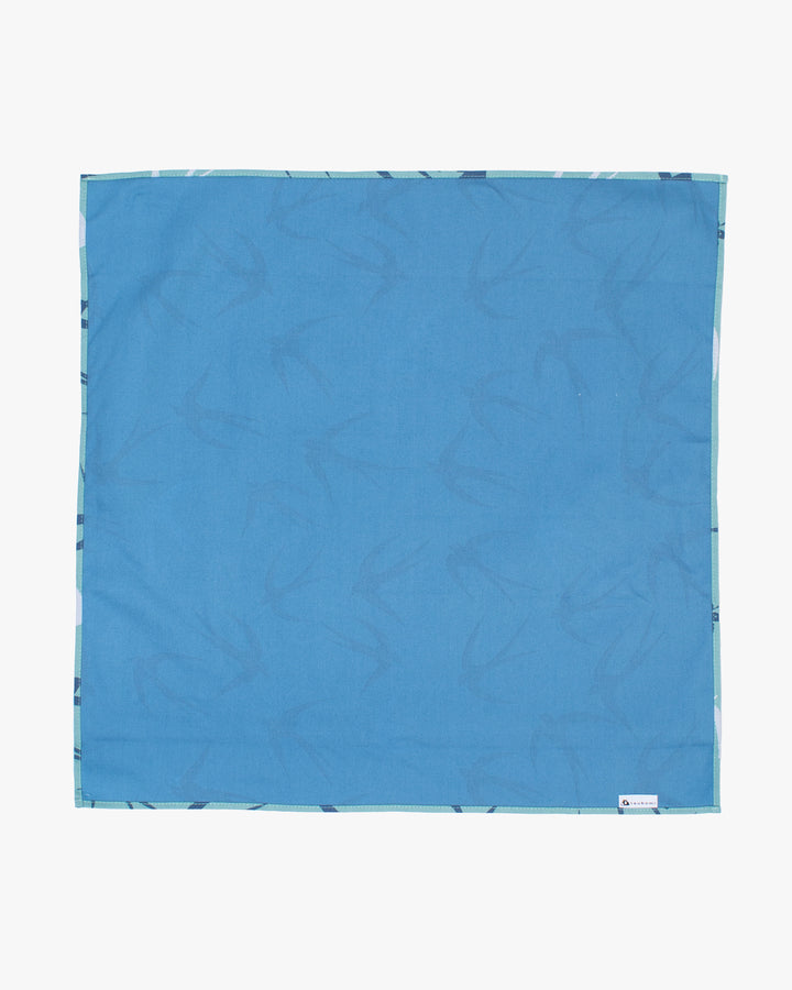 Miyamoto, Tsubomi Furoshiki, Blue Swallow Small