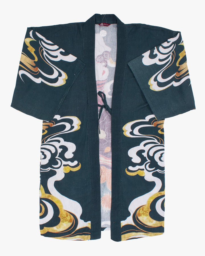 Wa-Modern, Long Haori Robe, Green