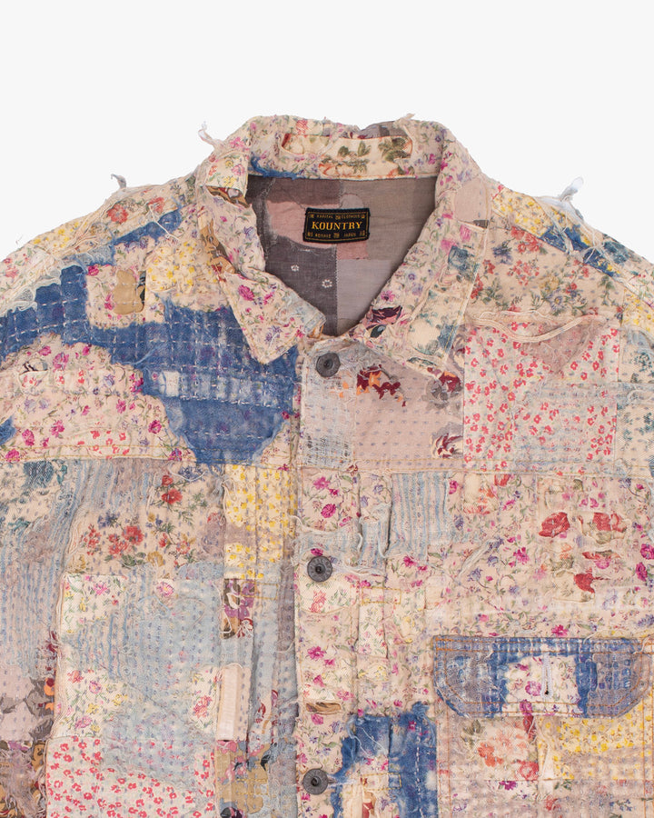 Japanese Repro Jacket, Kapital Kountry, XXL, Boro Patchwork