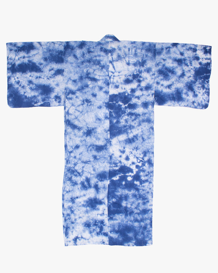 Wa-Modern, Long Haori Robe, Blue