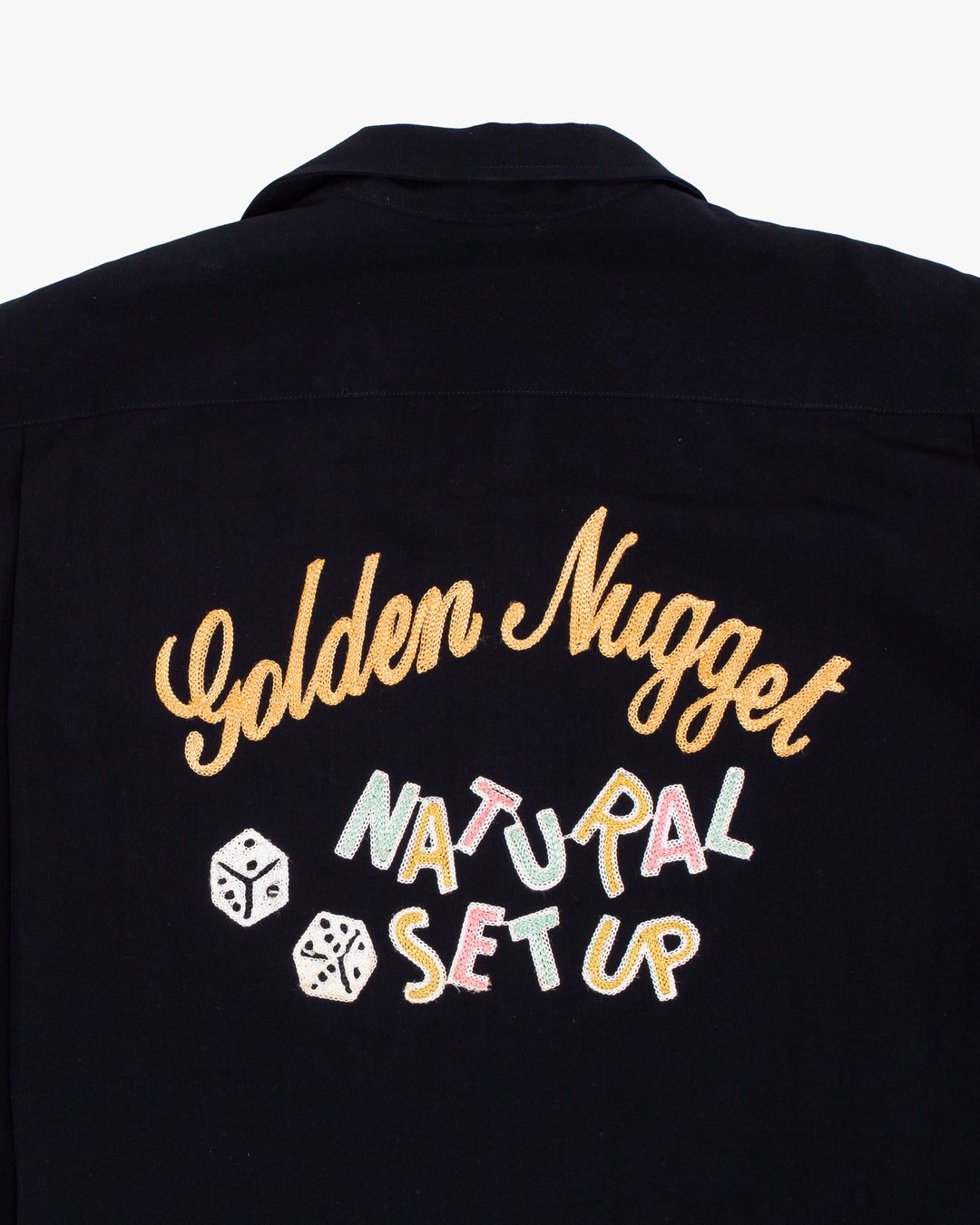Japanese Repro Short-Sleeve Shirt, L, Sugar Cane, Golden Nugget Natural Setup