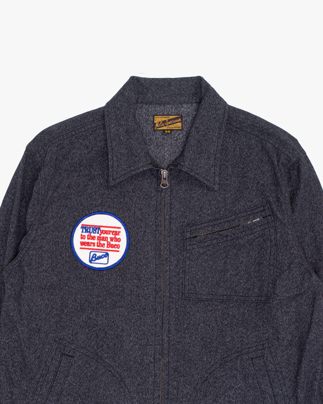 Japanese Repro Jacket, M, Joe McCoy, Grey Buco