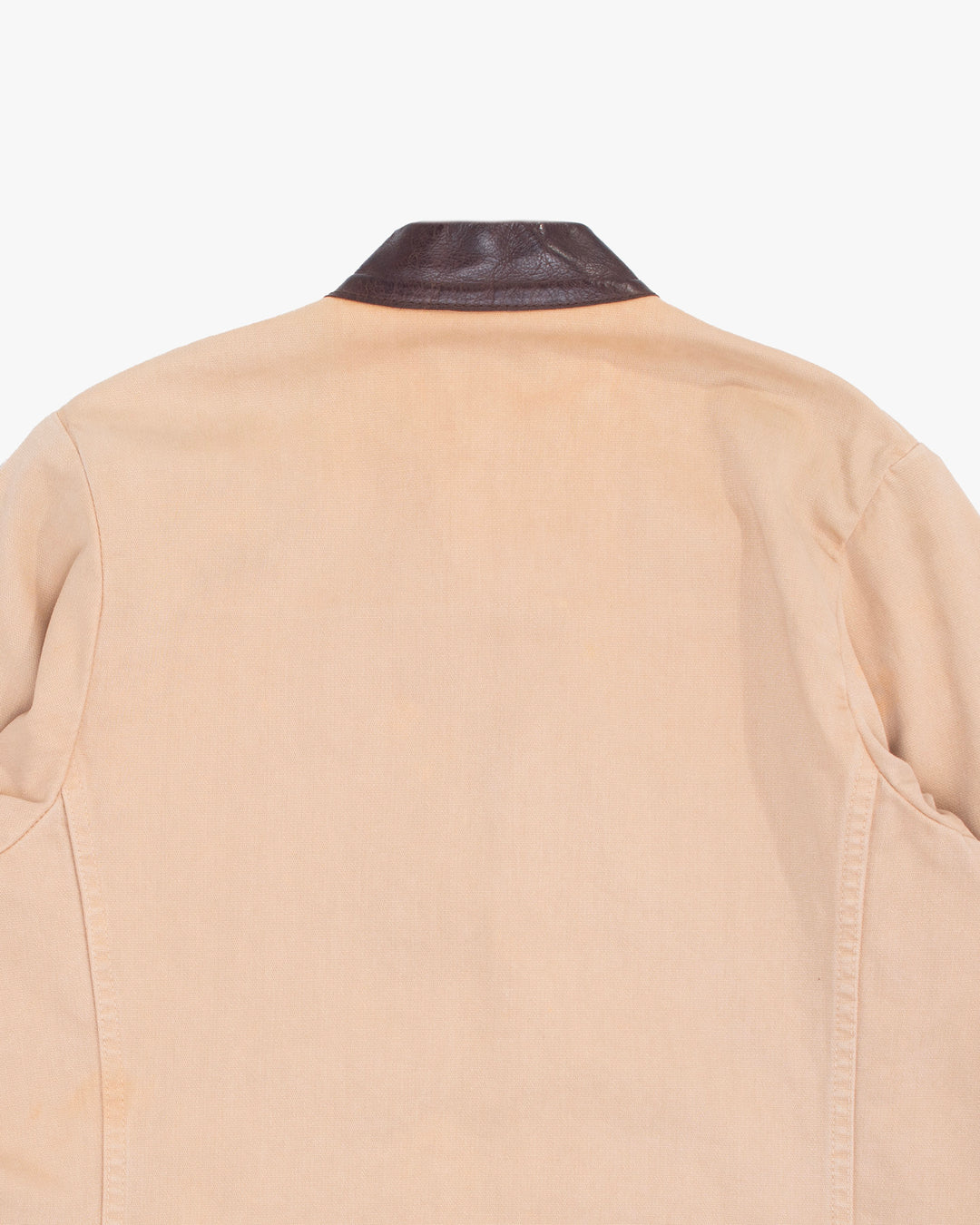 Japanese Repro Jacket, S, 45RPM, Tan with Brown Mandarin Collar