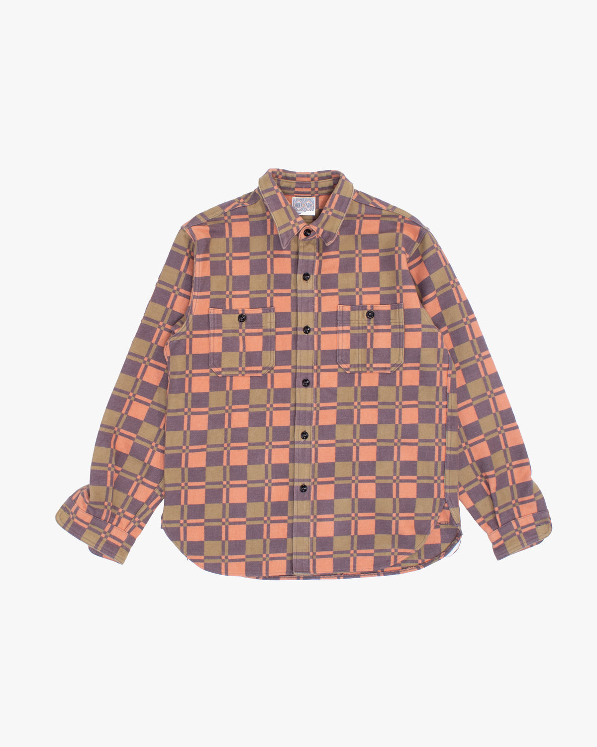 Japanese Repro Jacket, L, Joe McCoy, Checkered Orange, Green, and Grey