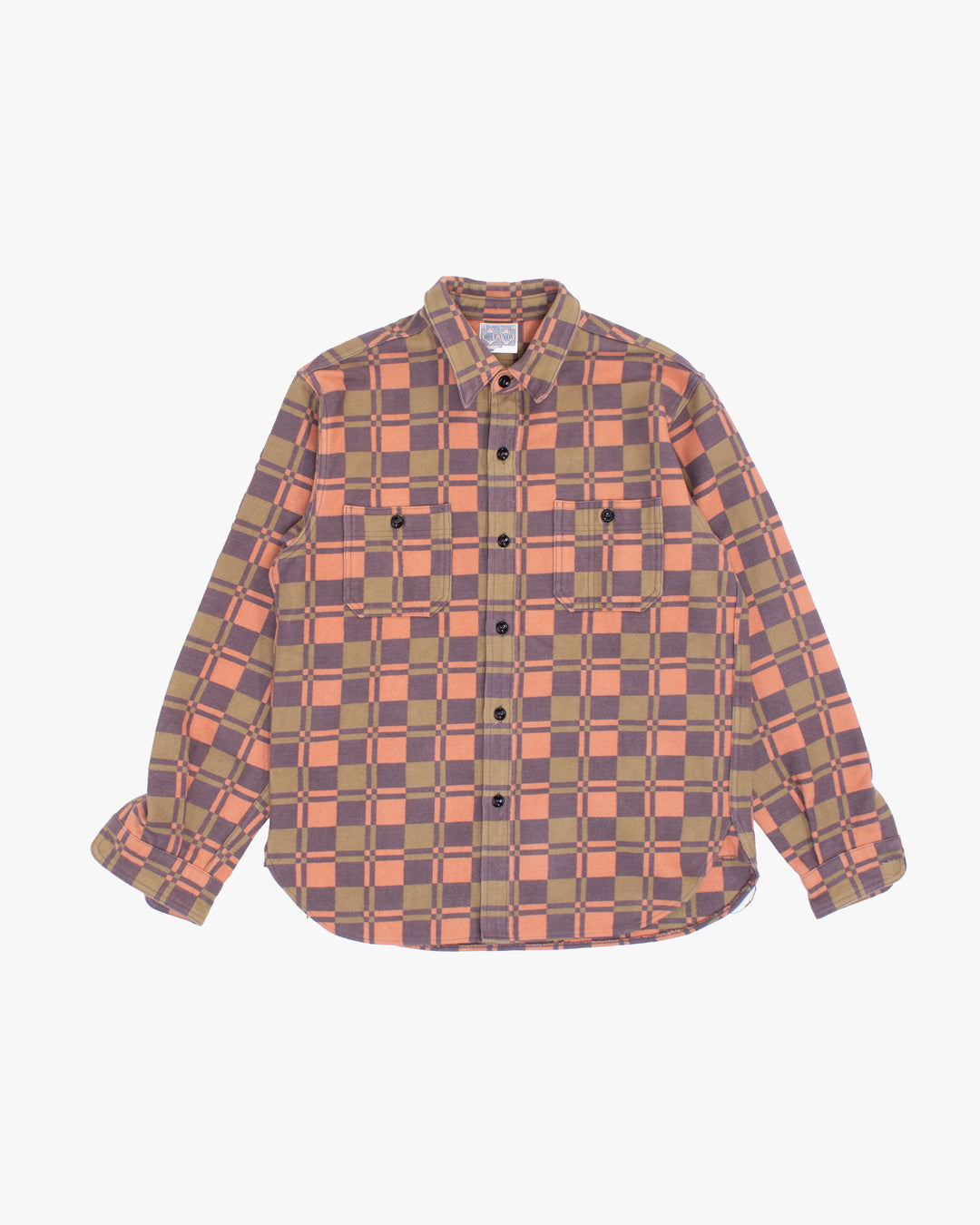 Japanese Repro Jacket, L, Joe McCoy, Checkered Orange, Green, and Grey
