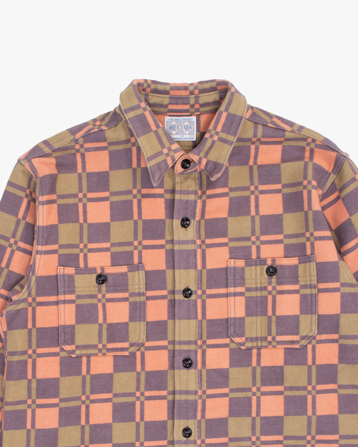 Japanese Repro Jacket, L, Joe McCoy, Checkered Orange, Green, and Grey