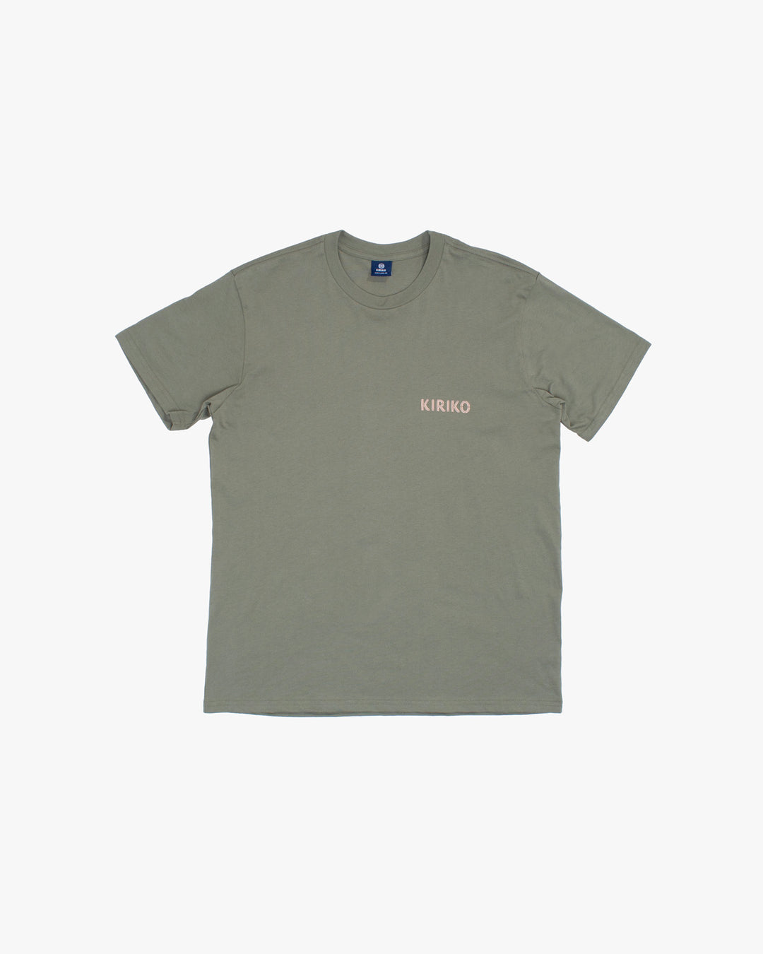 Kiriko Original Tee, 6 oz Cotton, Olive Green with Orange Koi Dragon