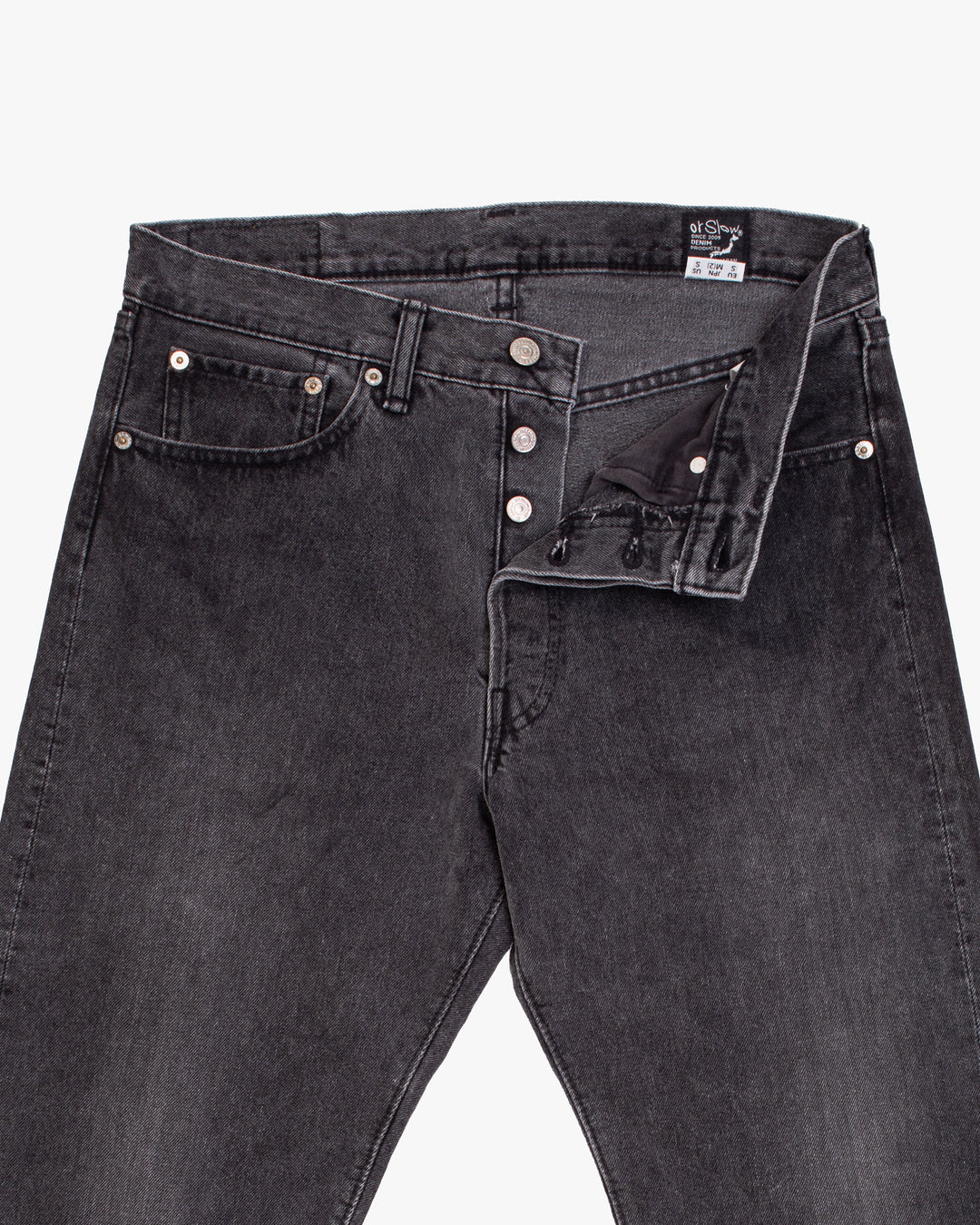 Japanese Repro Denim Jeans, 32, Orslow, Medium Grey