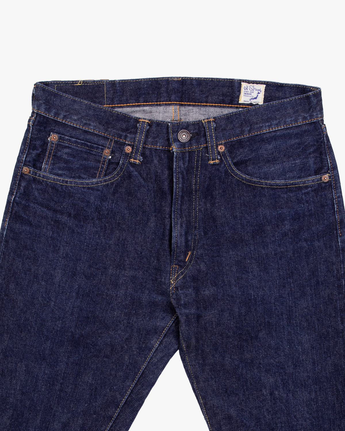Japanese Repro Denim Jeans, 32, Orslow, Medium Wash Blue