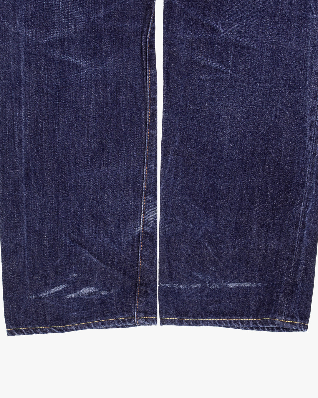 Japanese Repro Denim Jeans, 32, Coal Black, Medium Wash Blue