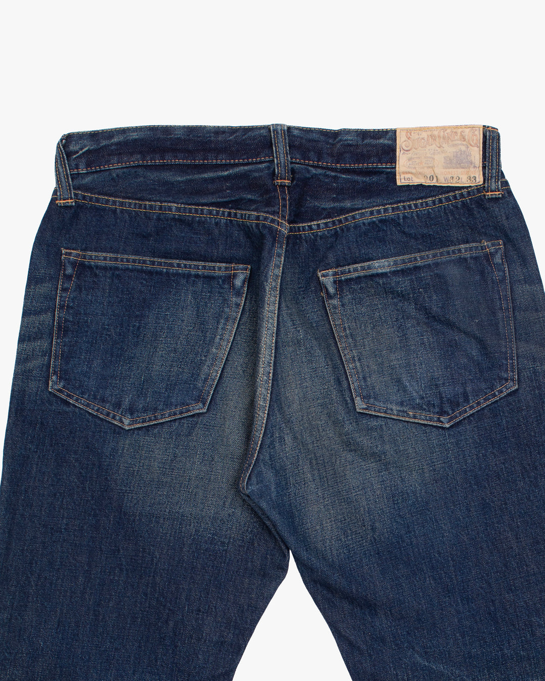 Japanese Repro Denim Jeans, 32, Sugar Cane, Medium Wash Blue