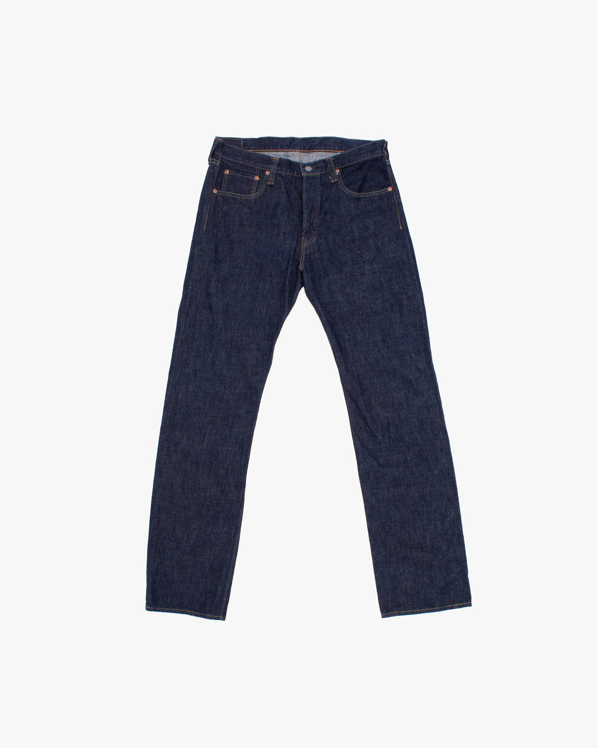 Japanese Repro Denim Jeans, 34, Sugar Cane, Dark Wash Blue