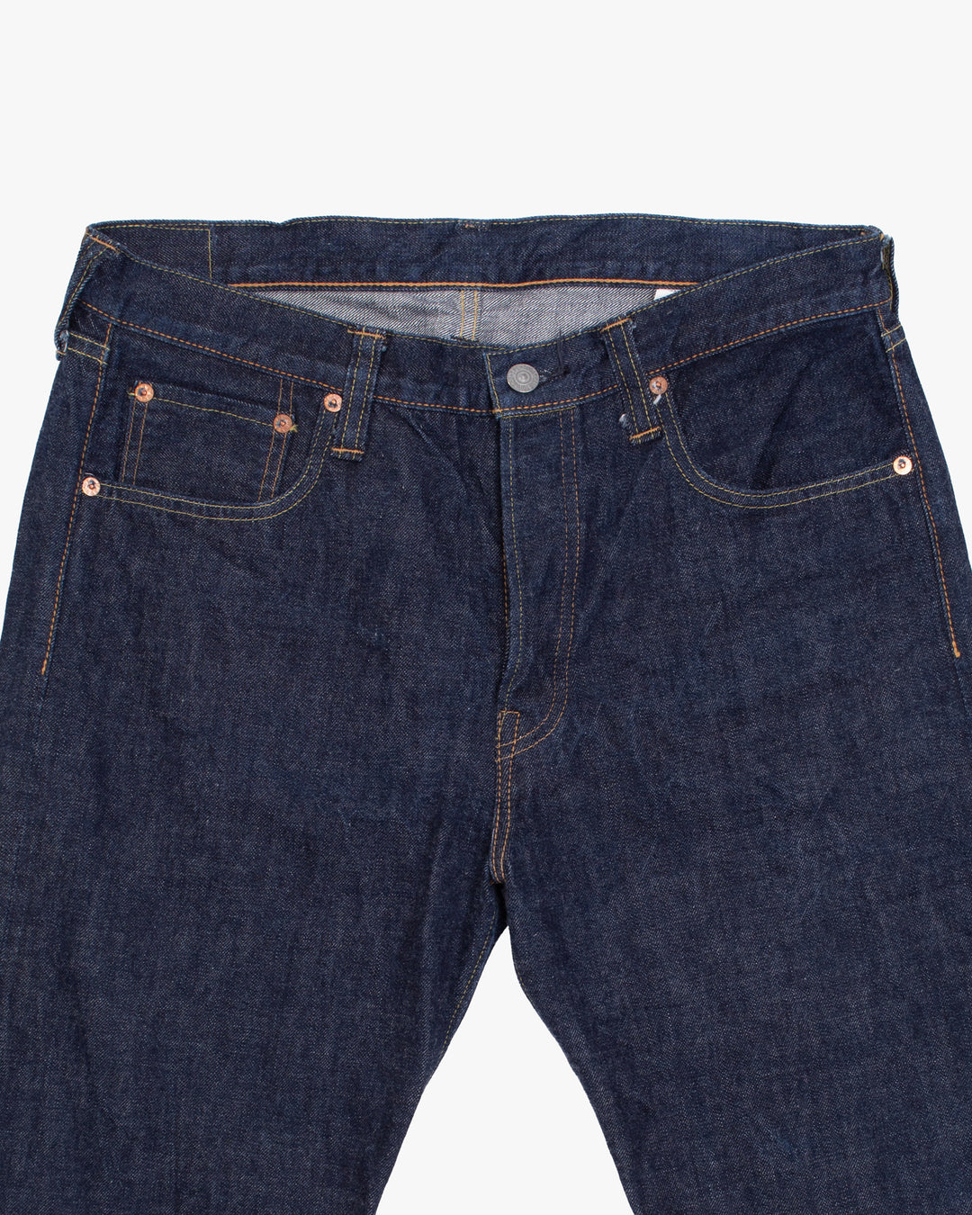 Japanese Repro Denim Jeans, 34, Sugar Cane, Dark Wash Blue