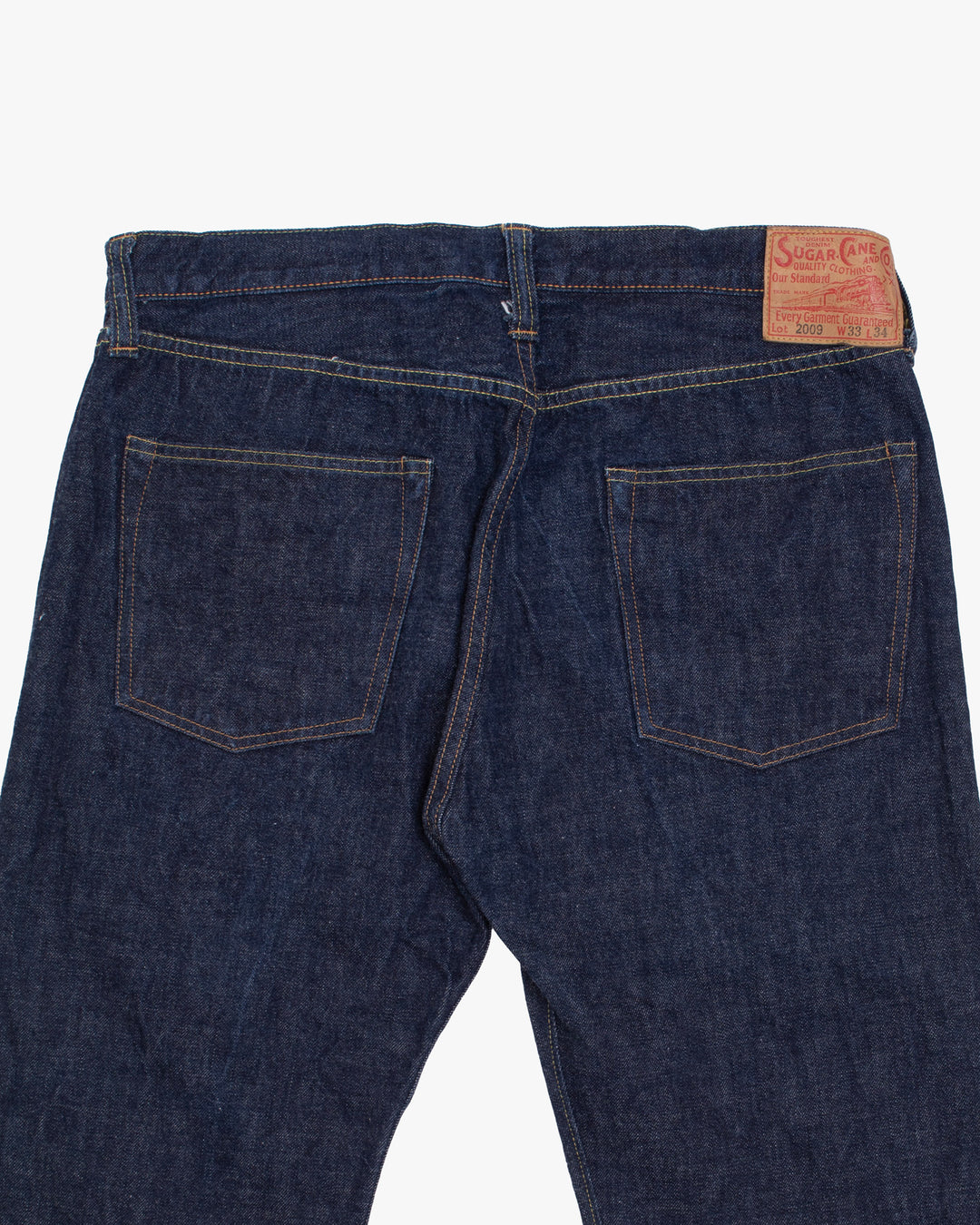 Japanese Repro Denim Jeans, 34, Sugar Cane, Dark Wash Blue
