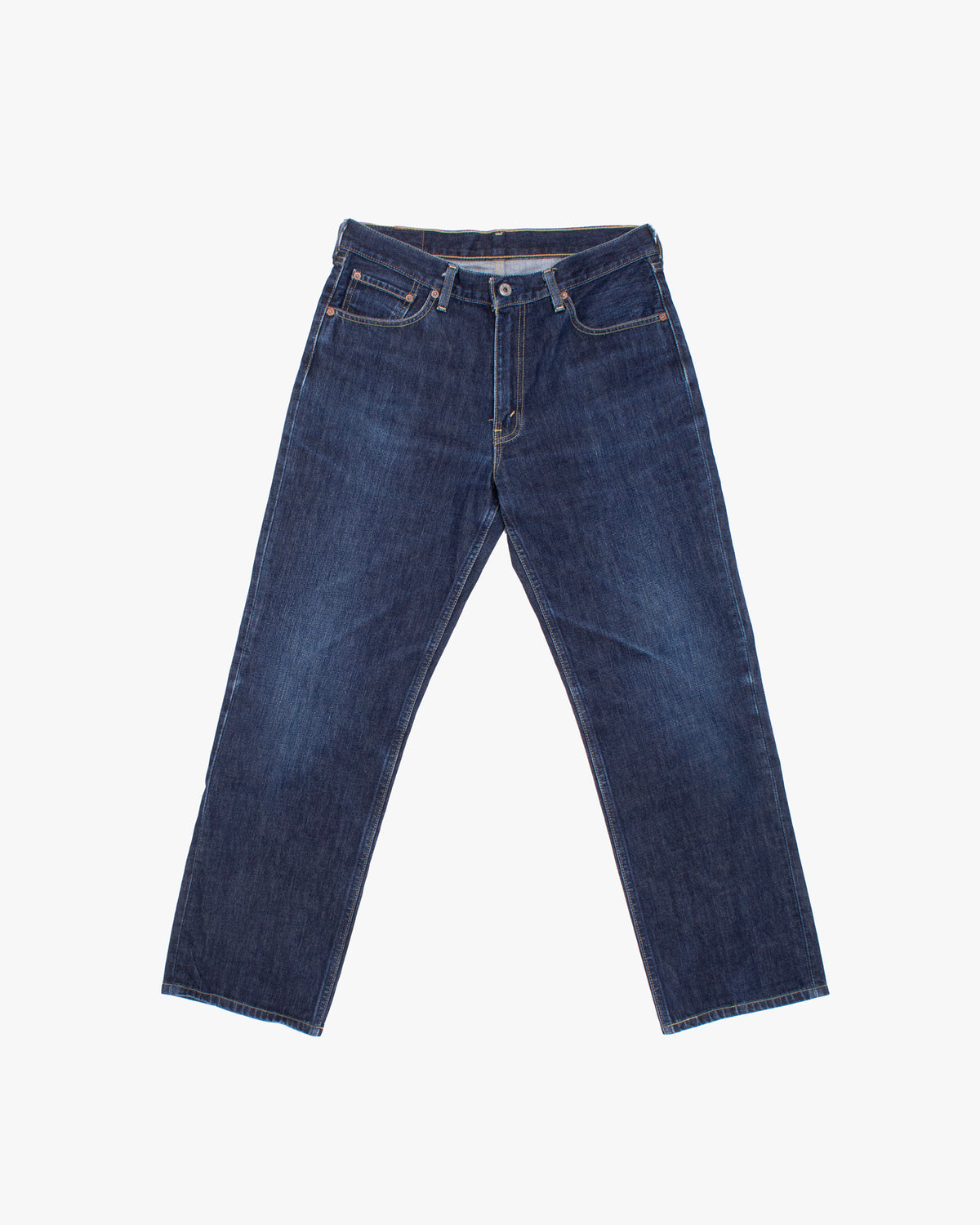 Japanese Repro Denim Jeans, 34, Levi's, Dark Wash Blue