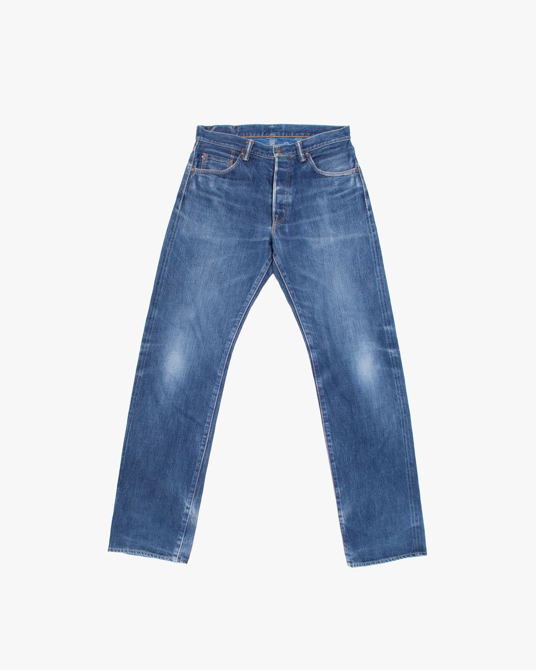 Japanese Repro Denim Jeans, 32, Japan Blue, Medium Wash Blue
