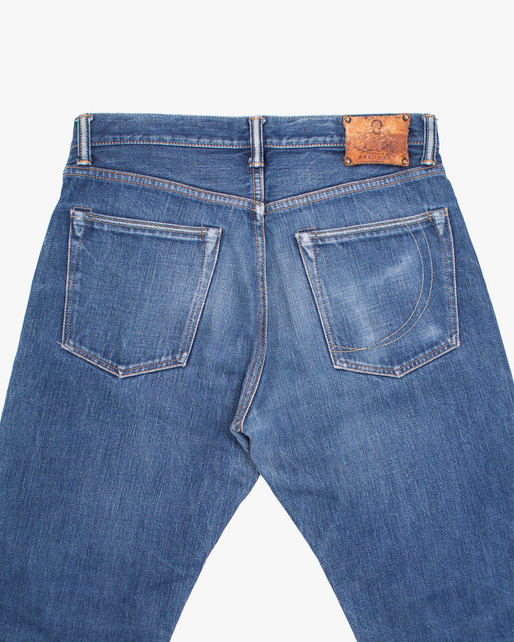 Japanese Repro Denim Jeans, 32, Japan Blue, Medium Wash Blue
