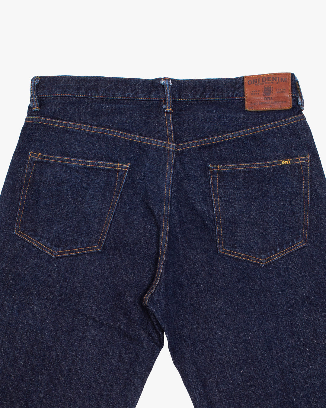 Japanese Repro Denim Jeans, 36, Oni, Dark Wash Blue