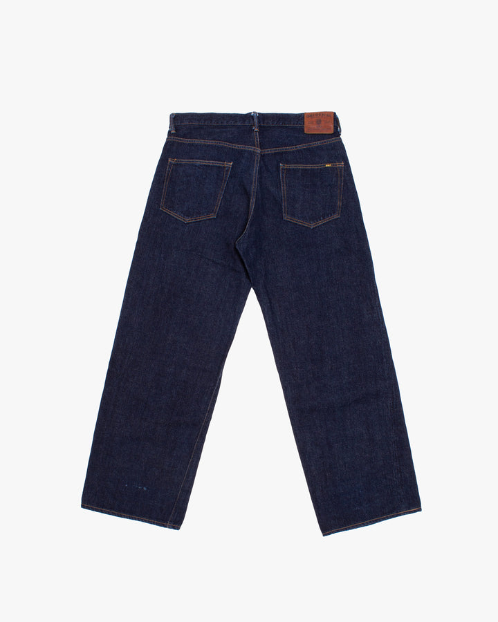 Japanese Repro Denim Jeans, 36, Oni, Dark Wash Blue