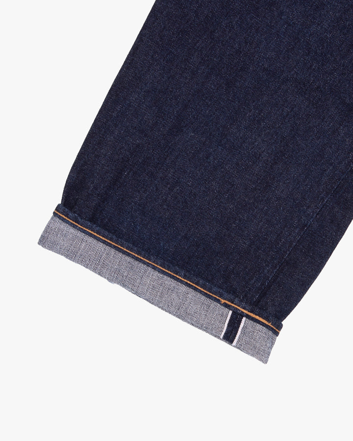 Japanese Repro Denim Jeans, 36, Oni, Dark Wash Blue