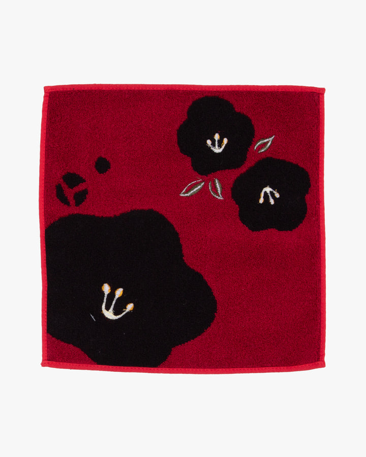 Kurochiku, Two-Sided Hand Towel, Tsubaki
