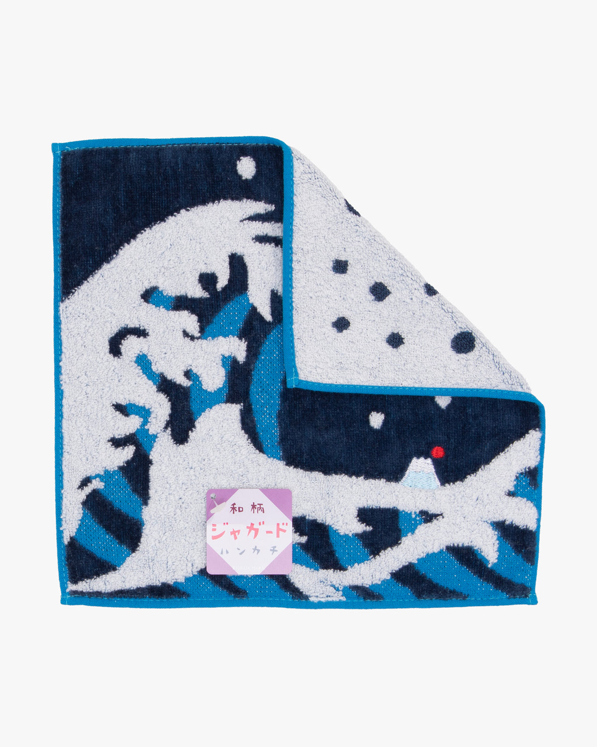 Kurochiku, Two-Sided Hand Towel, Nami