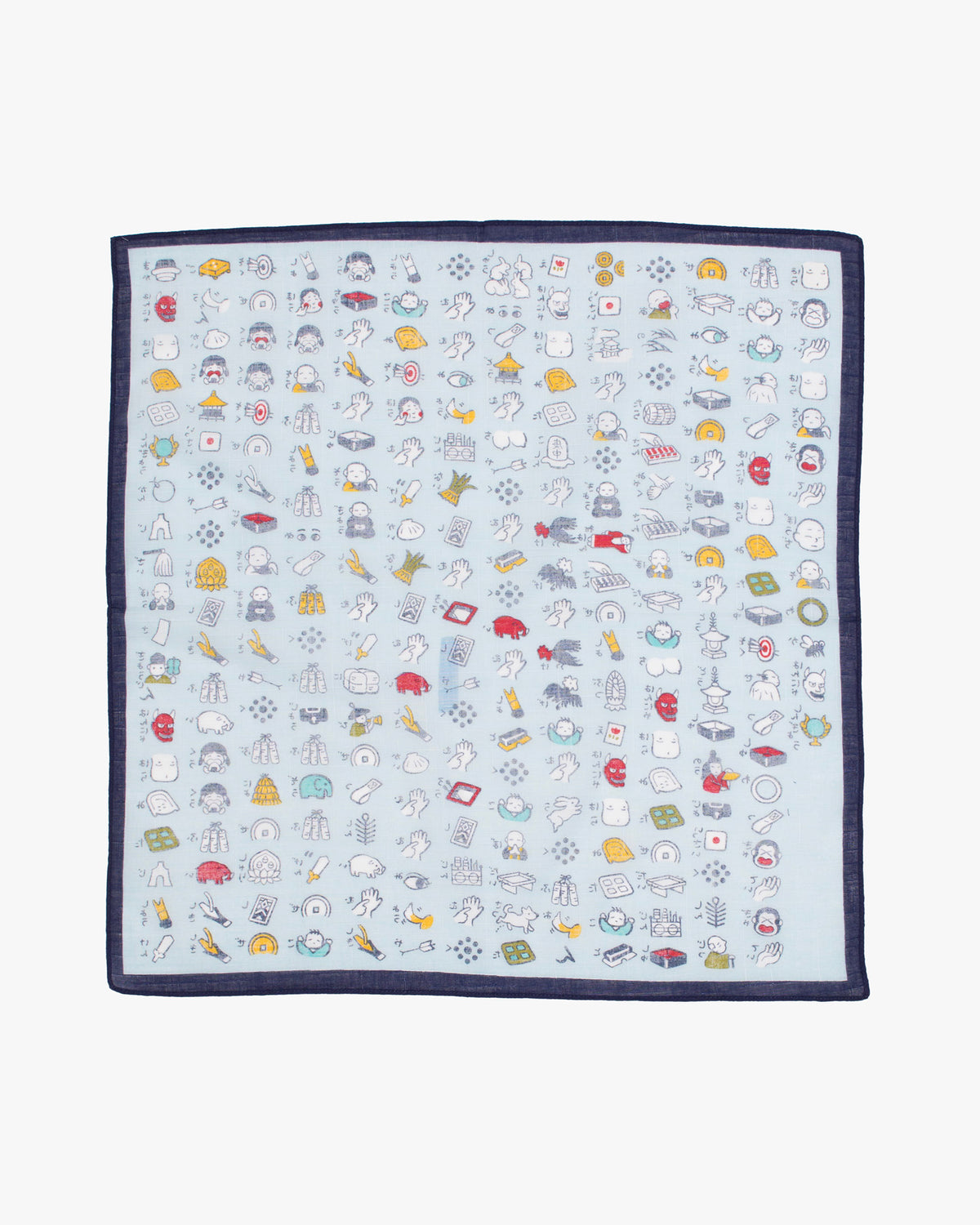Kurochiku, Cotton Handkerchief, Hannya Shinkyo Pictorial