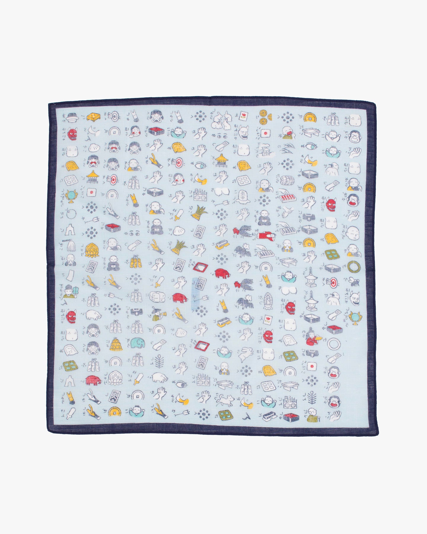 Kurochiku, Cotton Handkerchief, Hannya Shinkyo Pictorial