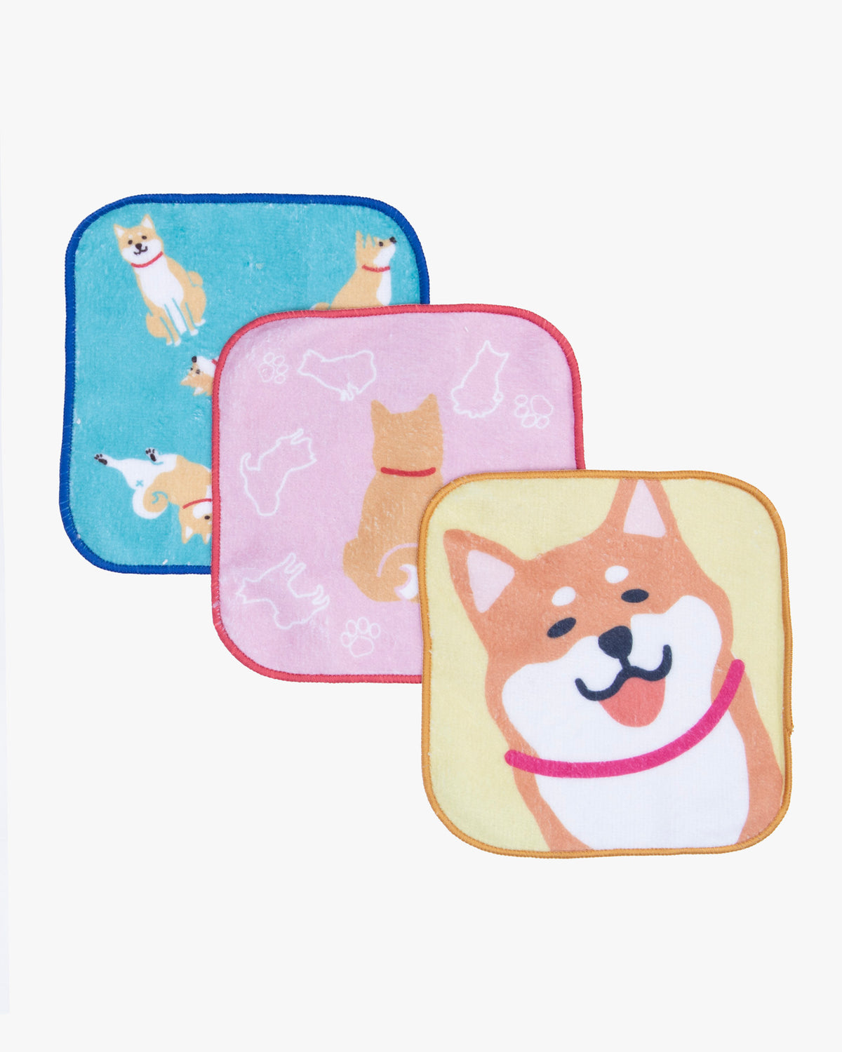 Kurochiku, Mini Towel Set of 3, Shiba