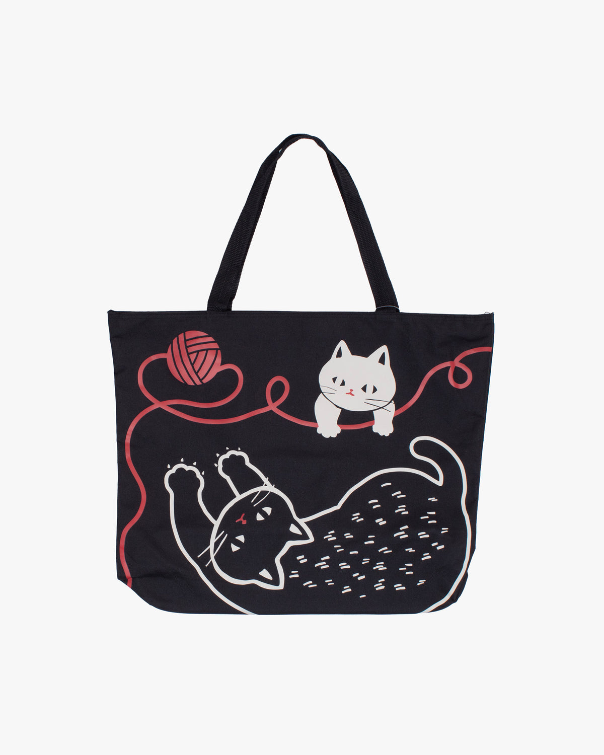 Kurochiku, Multi-Tote Bag, Cat and Yarn