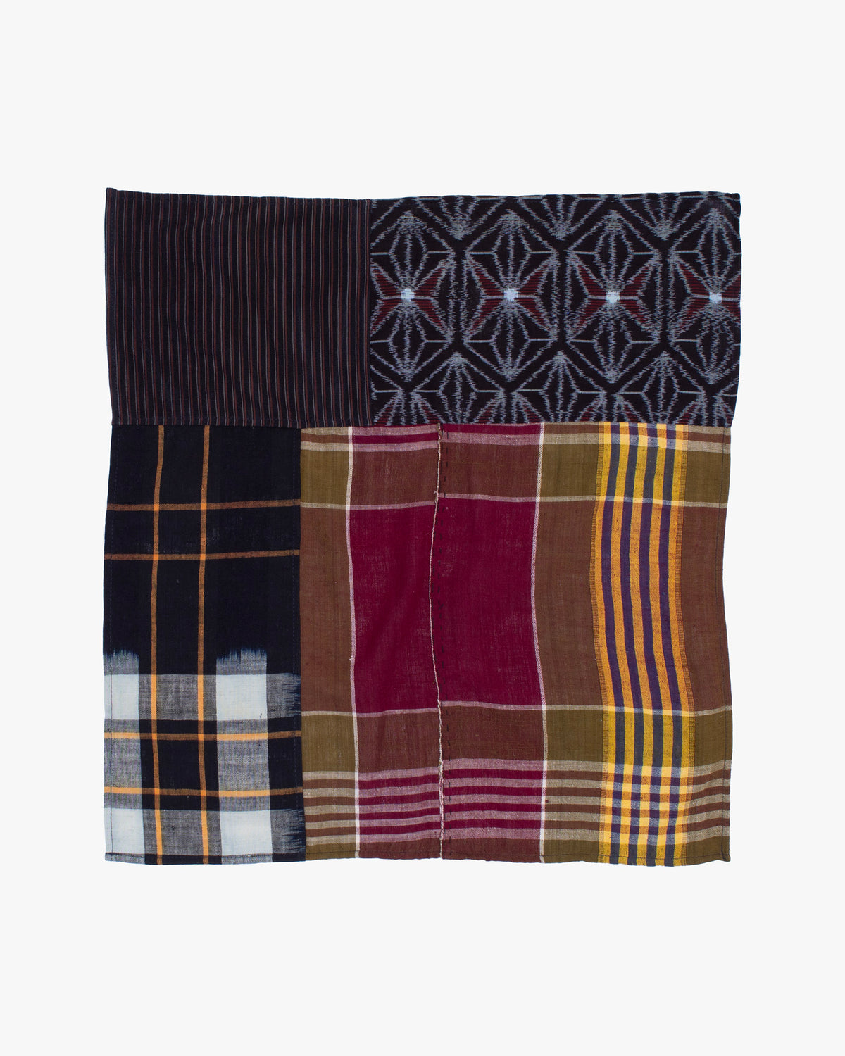 Kiriko Original Bandana, Boro Patchwork, B