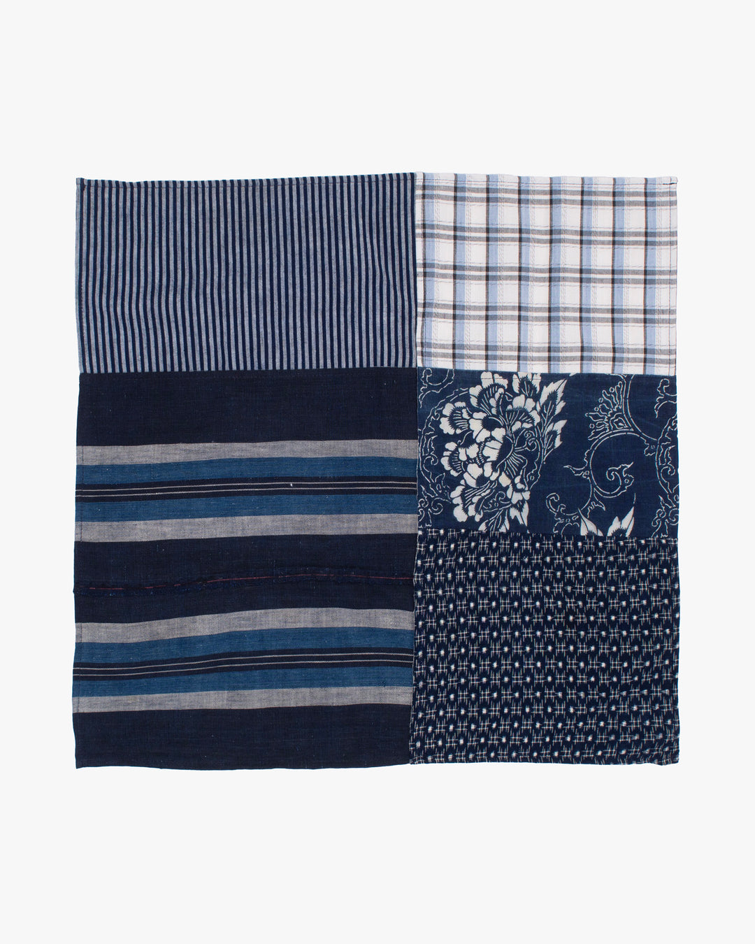 Kiriko Original Bandana, Boro Patchwork, A