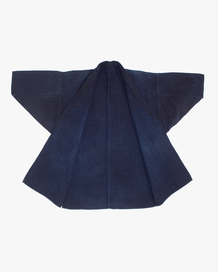 Vintage Noragi Jacket, Partially Sashiko-Stitched, Indigo