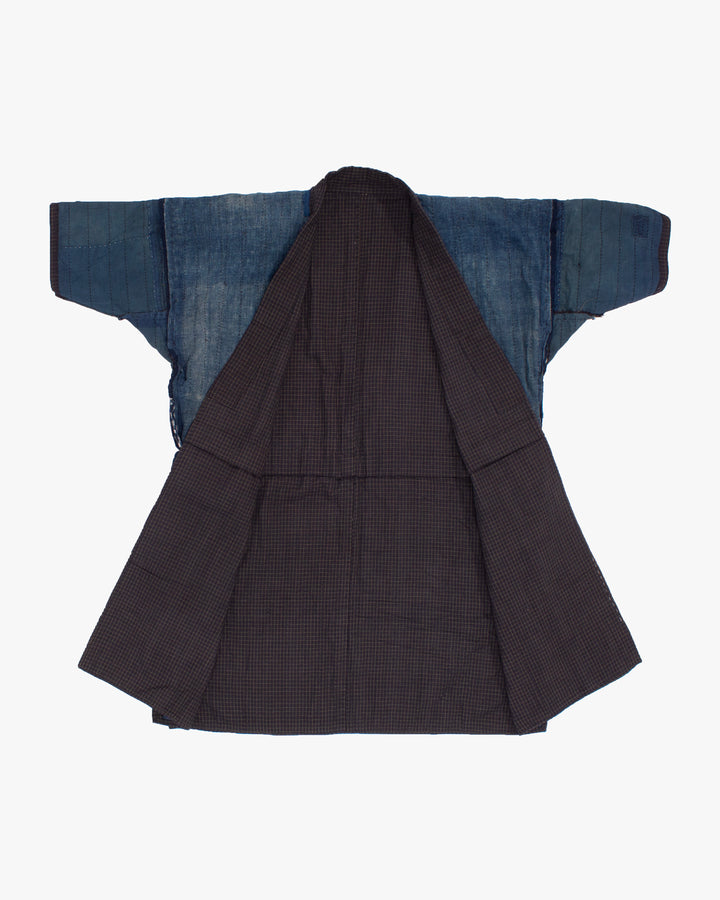 Vintage Noragi Jacket, Reversible, Boro Patched and Sashiko Stitched