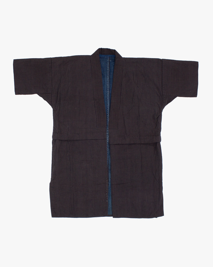 Vintage Noragi Jacket, Reversible, Boro Patched and Sashiko Stitched