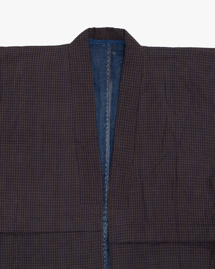 Vintage Noragi Jacket, Reversible, Boro Patched and Sashiko Stitched