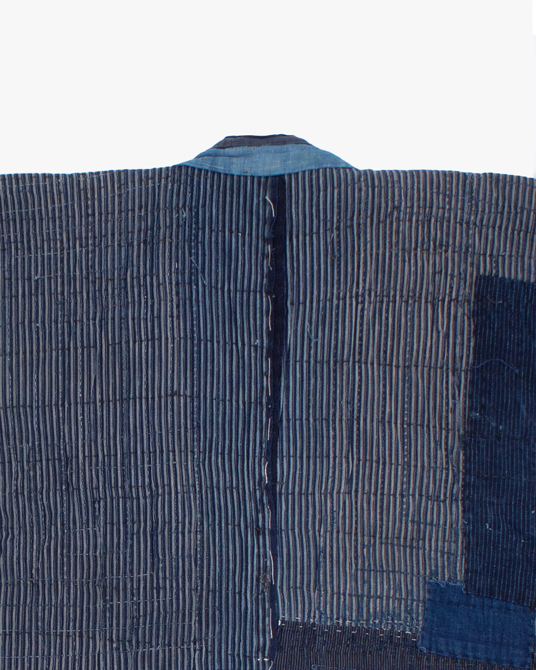 Vintage Noragi Jacket, Reversible, Boro Patched and Sashiko Stitched