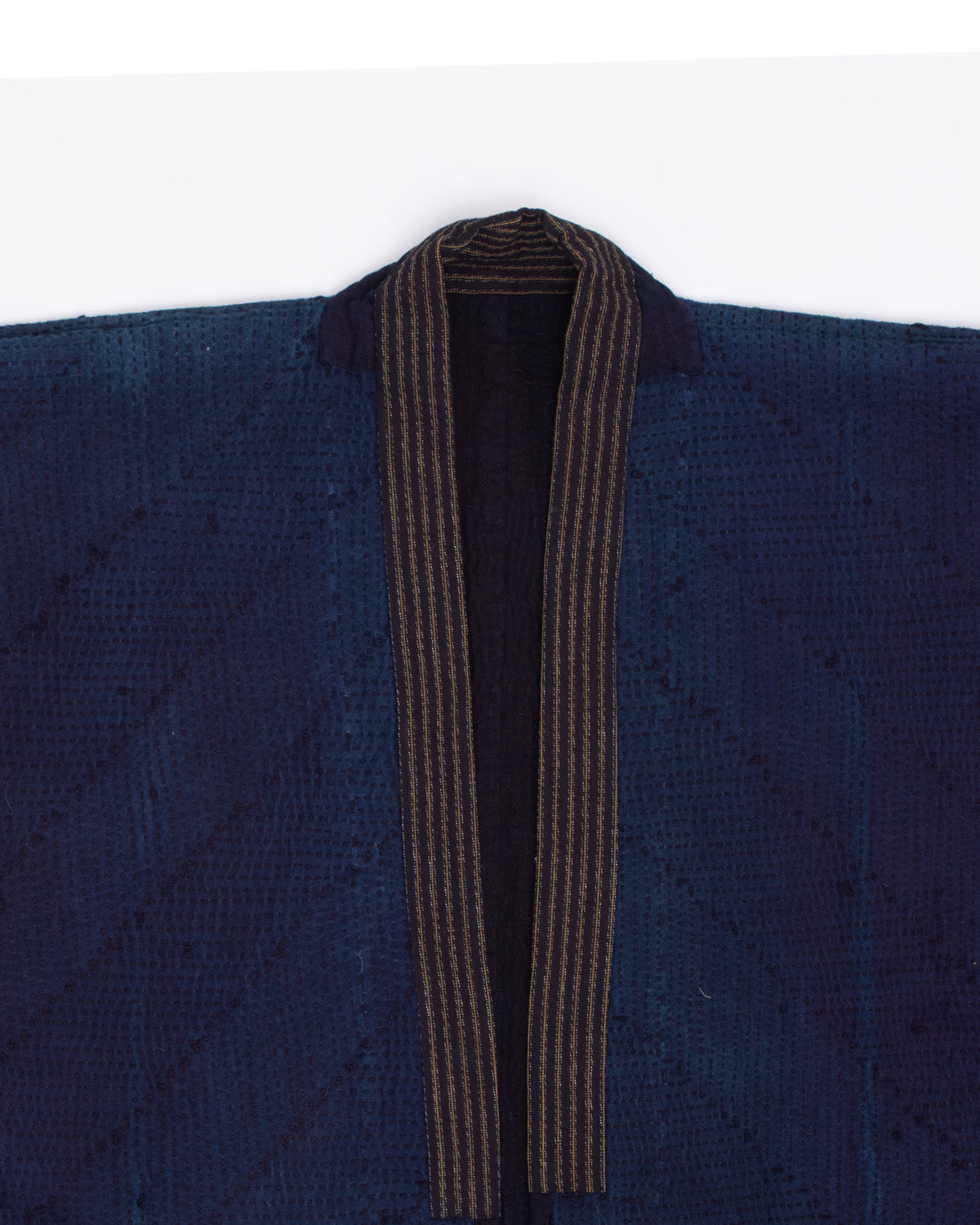 Vintage Noragi Jacket, Reversible, Fully Sashiko-Stitched, Indigo