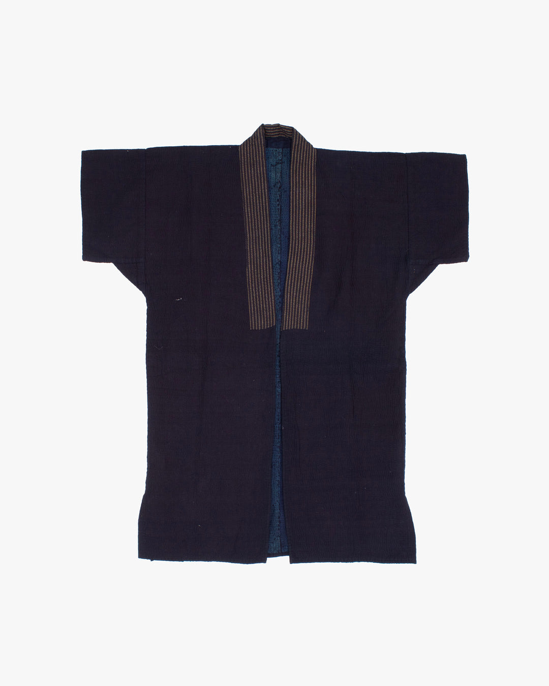 Vintage Noragi Jacket, Reversible, Fully Sashiko-Stitched, Indigo