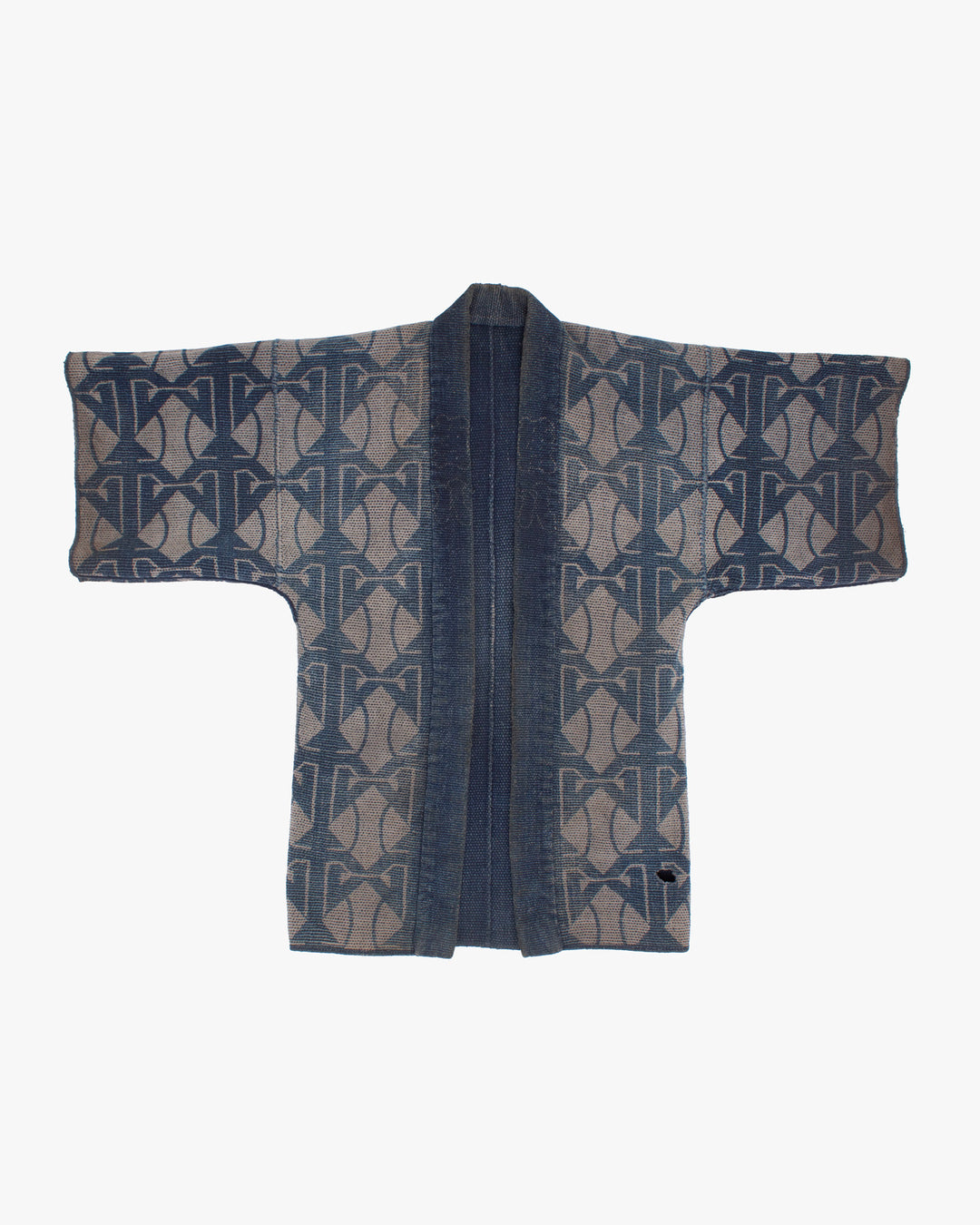 Vintage Hikeshi Robe, Fully Sashiko-Stitched, Indigo