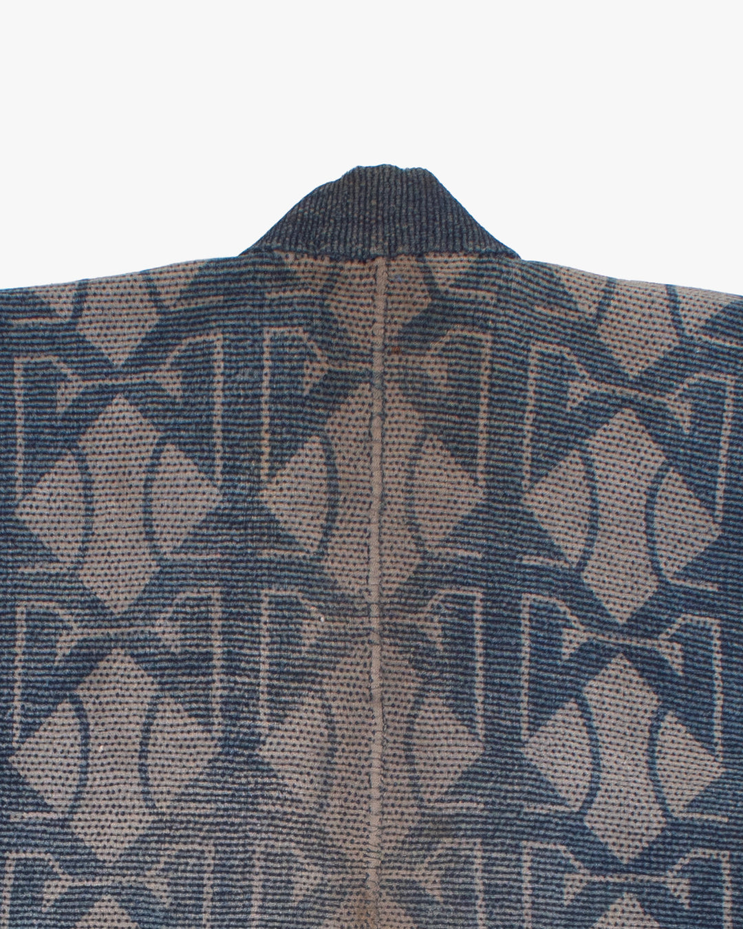 Vintage Hikeshi Robe, Fully Sashiko-Stitched, Indigo