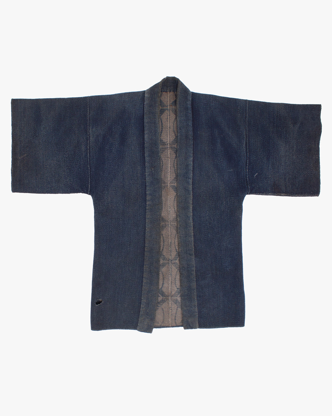 Vintage Hikeshi Robe, Fully Sashiko-Stitched, Indigo