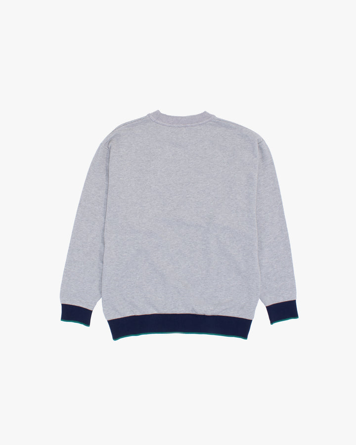 Kiriko Original Crewneck, Embroidered, Gray
