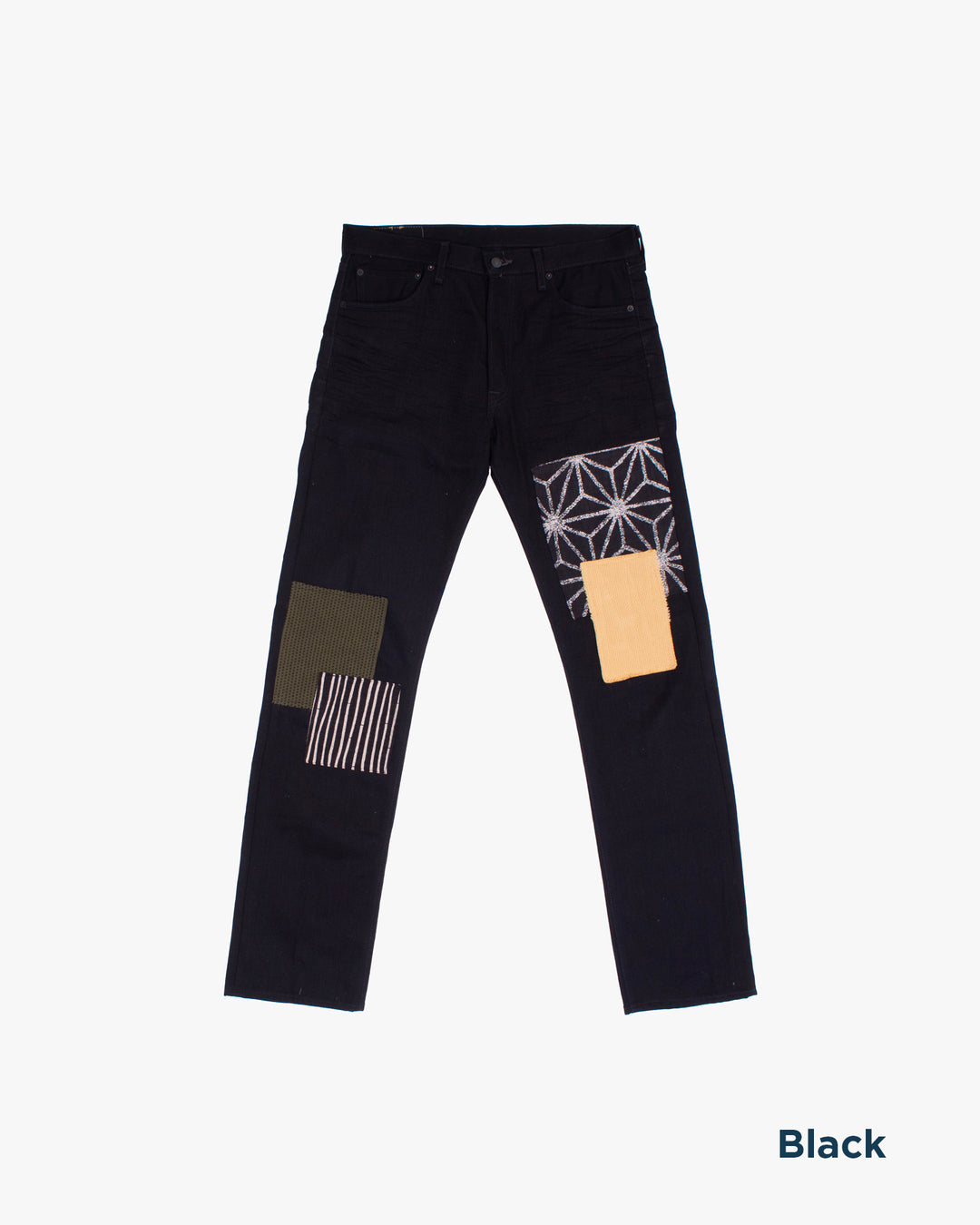Kiriko Custom Patched Denim Jeans, Levi&