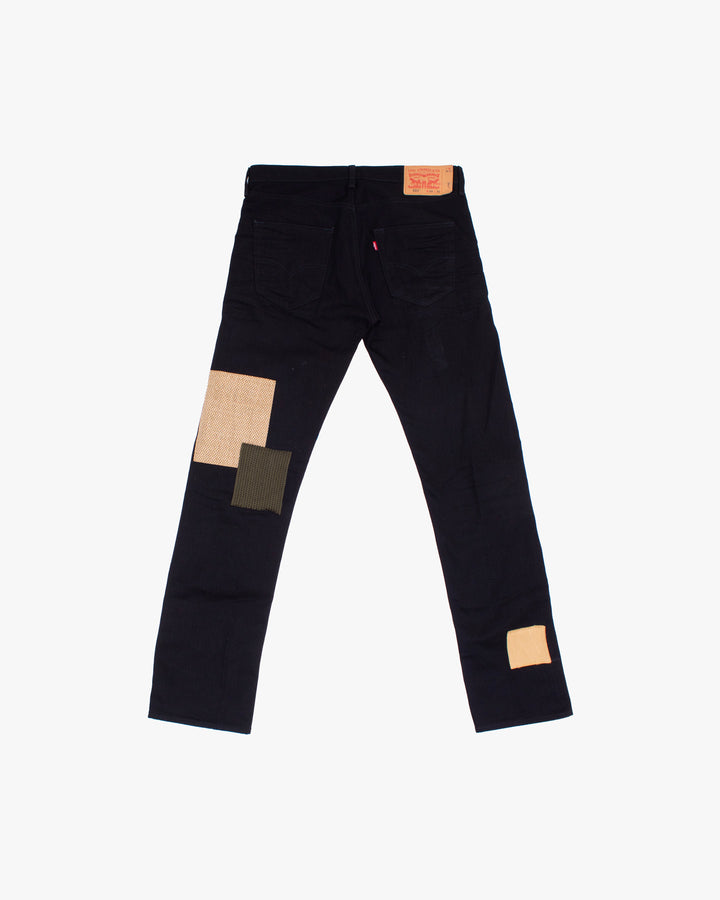 Kiriko Custom Patched Denim Jeans, Levi&