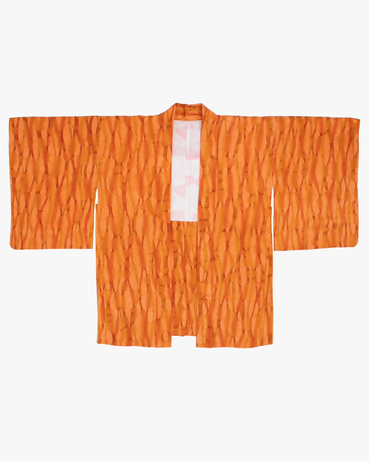 Vintage Haori Jacket, Orange Tachiwaku