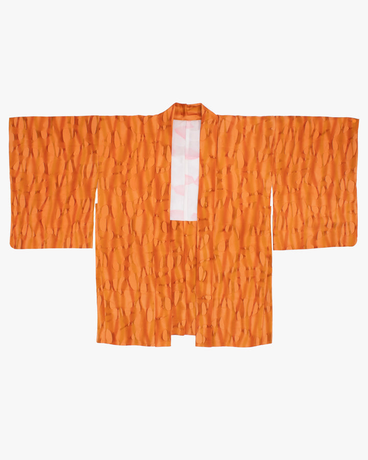Vintage Haori Jacket, Orange Tachiwaku
