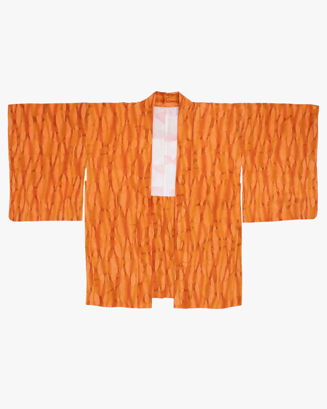 Vintage Haori Jacket, Orange Tachiwaku