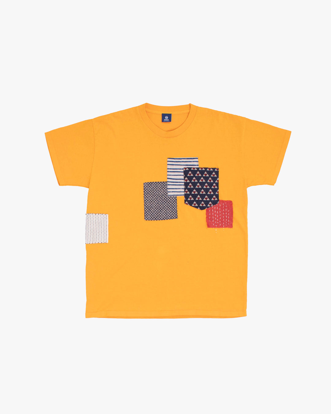 Kiriko Original Tee, 8 oz. US Made, Patched Pocket Tee, Gold