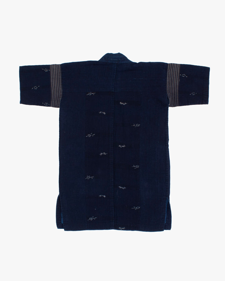 Vintage Noragi Jacket, Reversible, Boro Patched and Sashiko Stitched